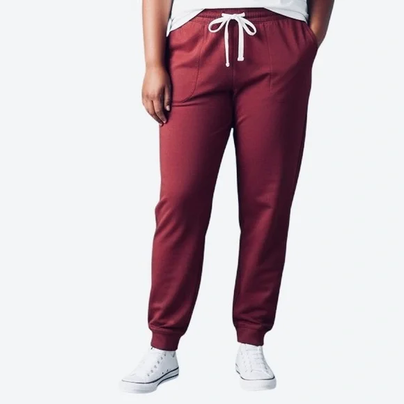 Soma Weekend Cranberry Joggers - Picture 2 of 9